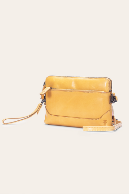 Women's Melissa Wristlet Crossbody Bag | Frye Mustard