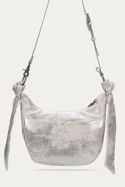 Women's Nora Crossbody Bag | Frye Cream Metallic