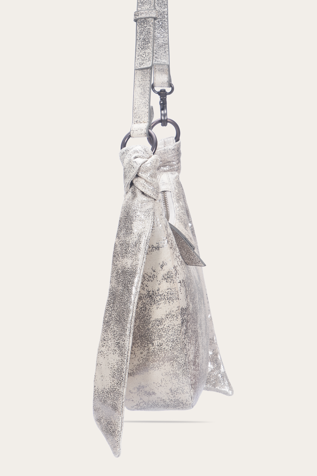 Women's Nora Crossbody Bag | Frye Cream Metallic