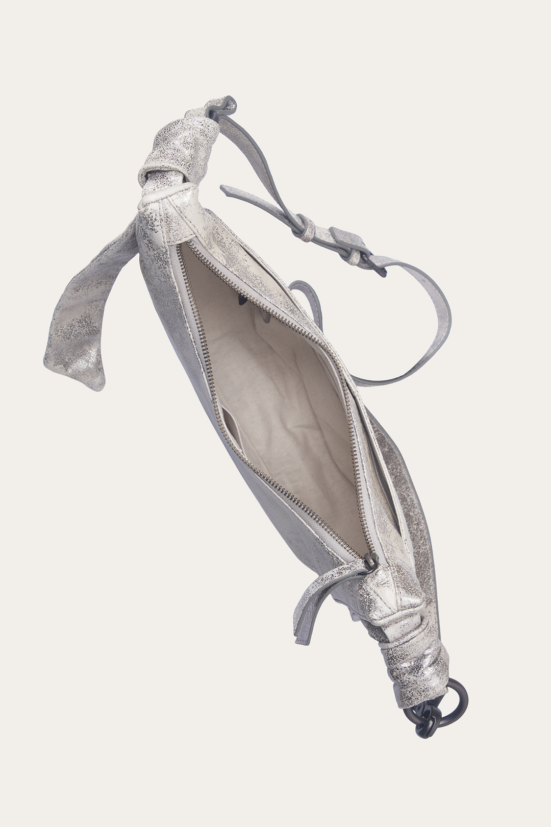 Women's Nora Crossbody Bag | Frye Cream Metallic