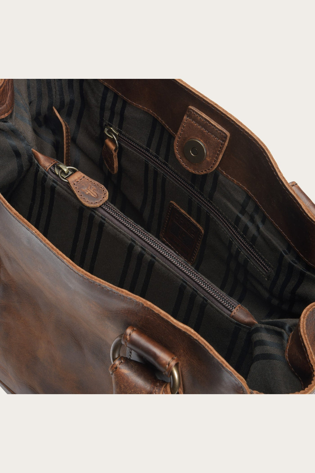 Melissa Dark Brown Tote | Frye Dark Brown