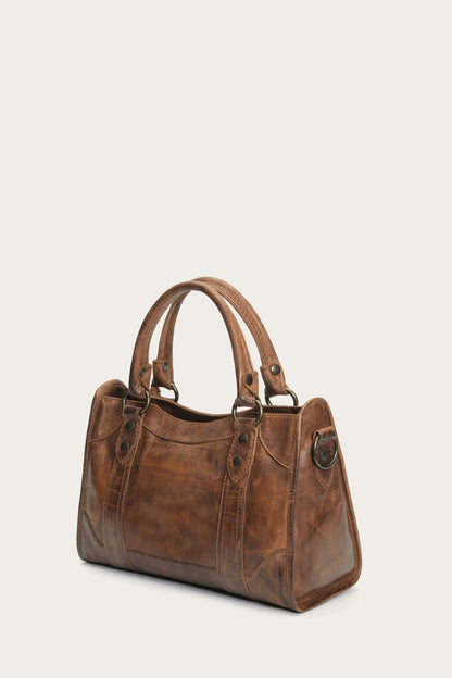 Melissa Cognac Satchel | Frye Cognac
