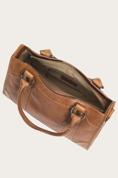 Melissa Cognac Satchel | Frye Cognac
