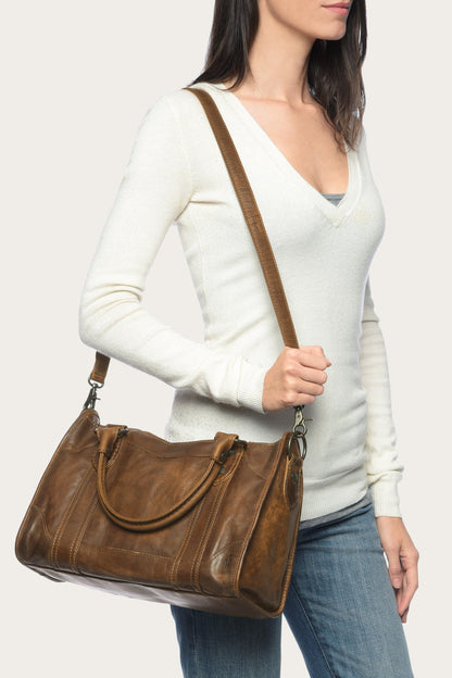 Melissa Cognac Satchel | Frye Cognac