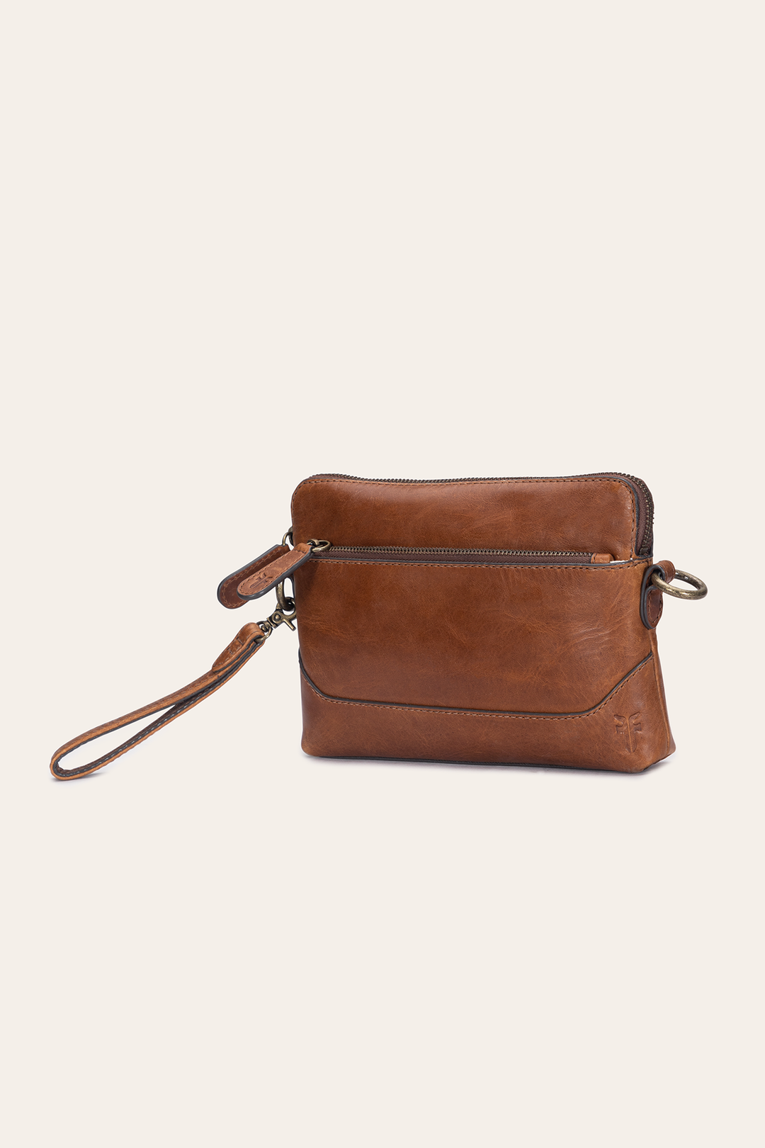 Melissa Cognac Crossbody Wristlet | Frye Cognac