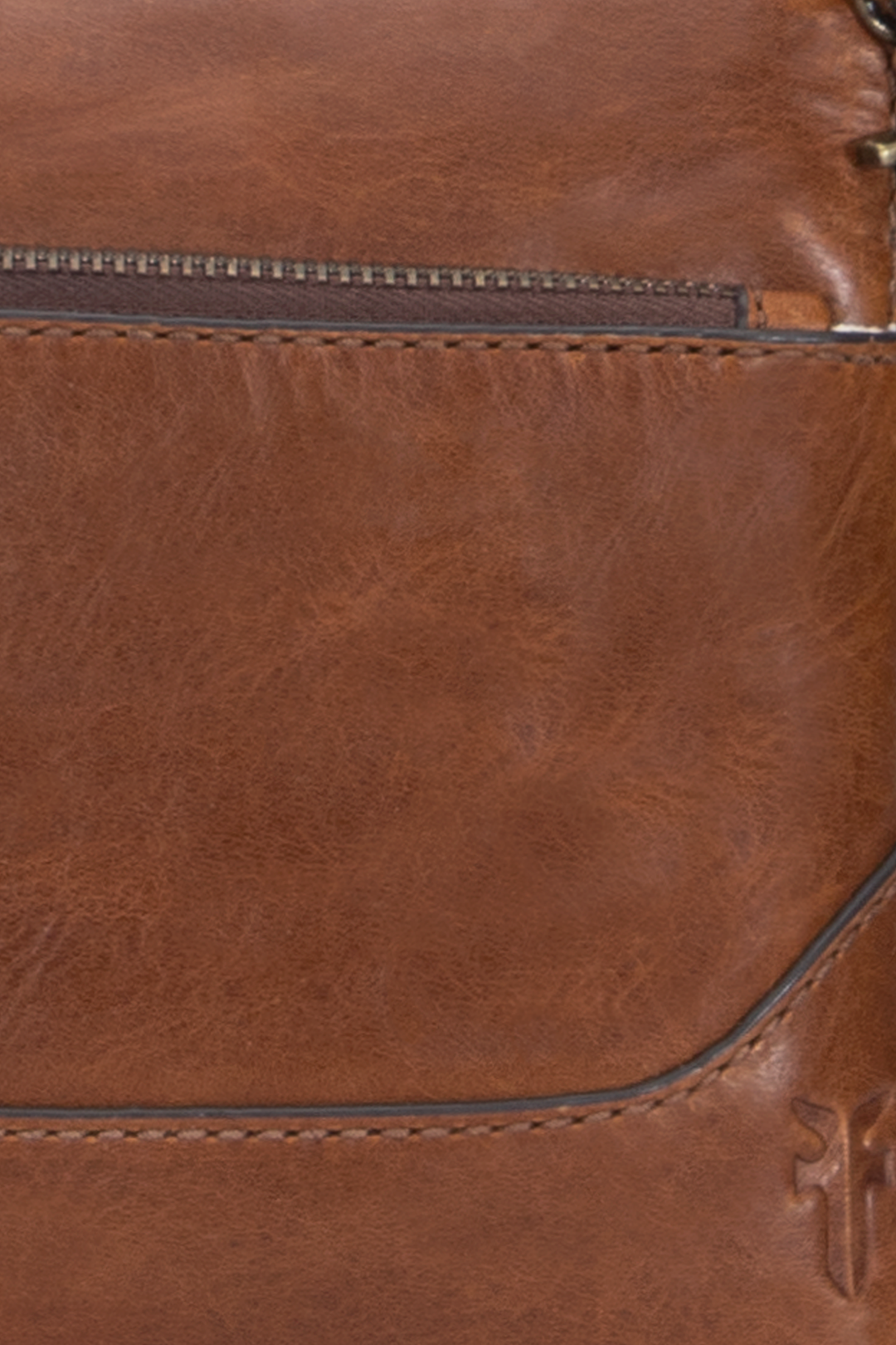 Melissa Cognac Crossbody Wristlet | Frye Cognac