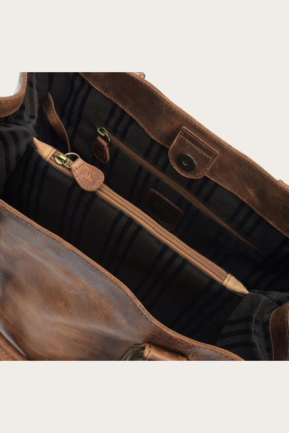 Melissa Cognac Tote | Frye Cognac