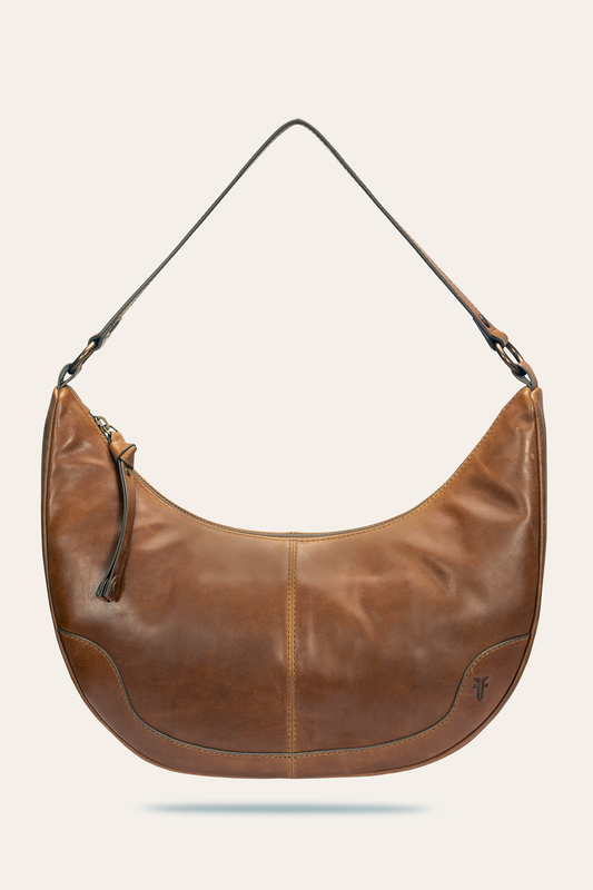 Melissa Cognac Crescent Hobo | Frye Cognac