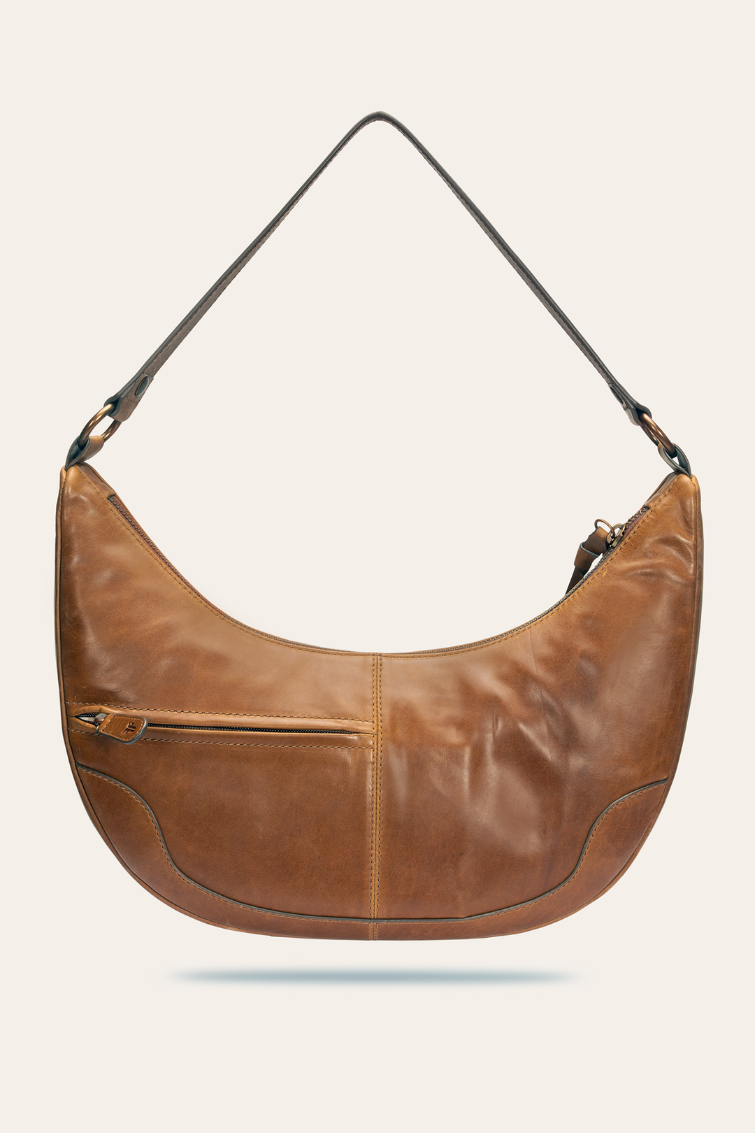 Melissa Cognac Crescent Hobo | Frye Cognac
