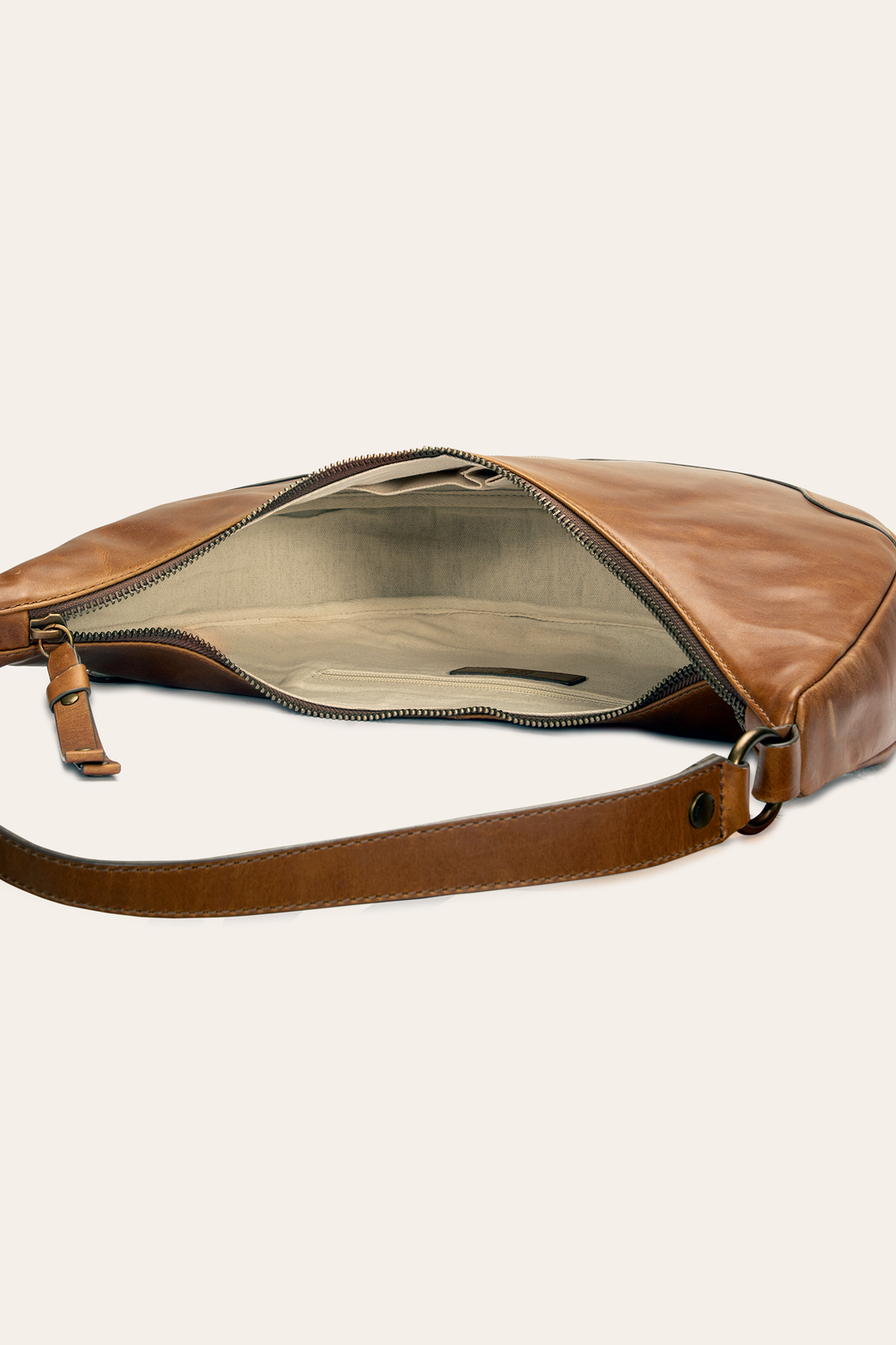 Melissa Cognac Crescent Hobo | Frye Cognac