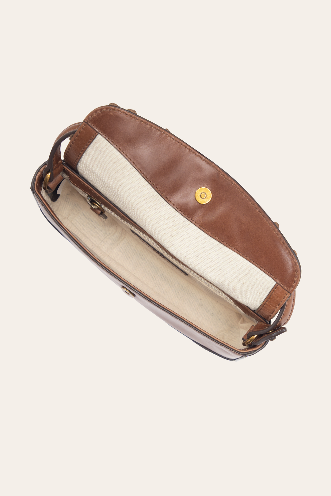 Cognac Melissa Floral Convertible Mini Flap | Frye Cognac