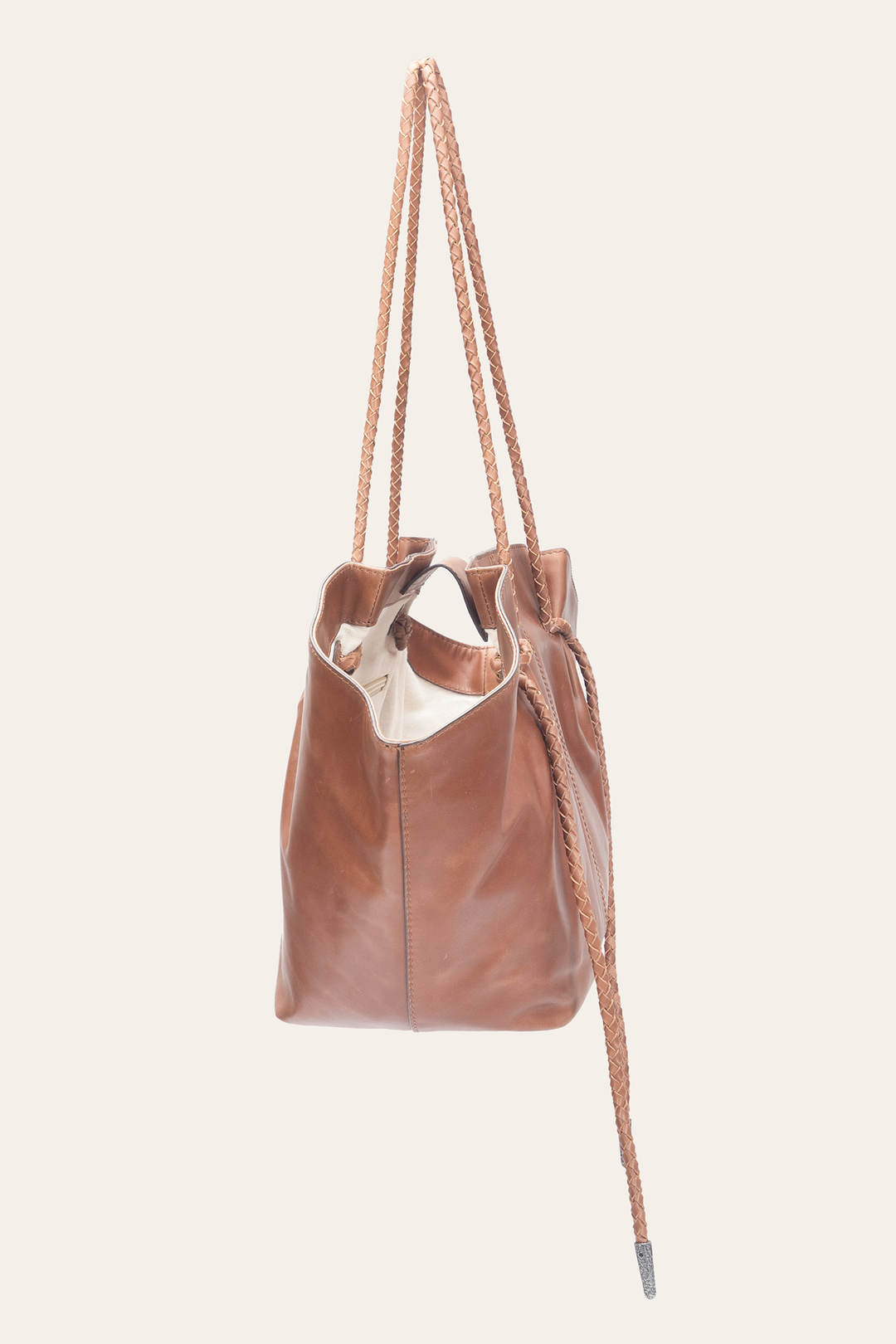 Cognac Caroline Shopper | Frye Cognac