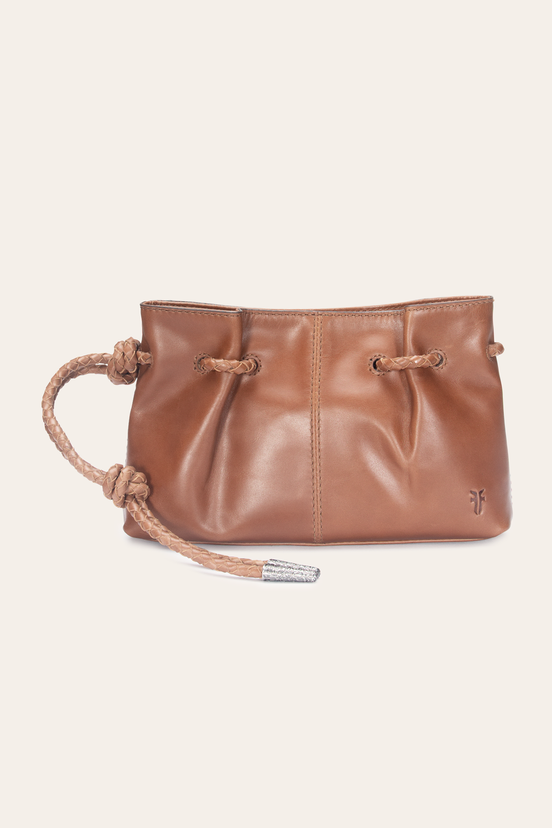 Cognac Caroline Wristlet Clutch | Frye Cognac