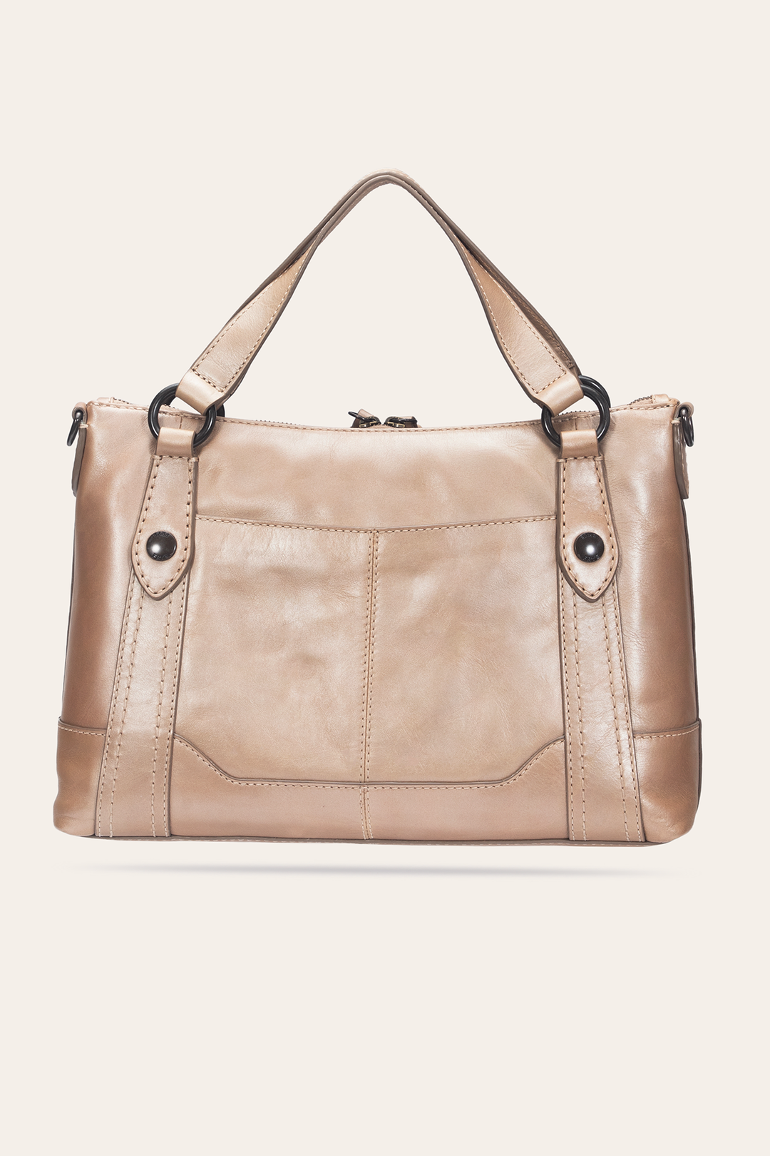 Light Bronze Melissa Medium Satchel | Frye Light Bronze