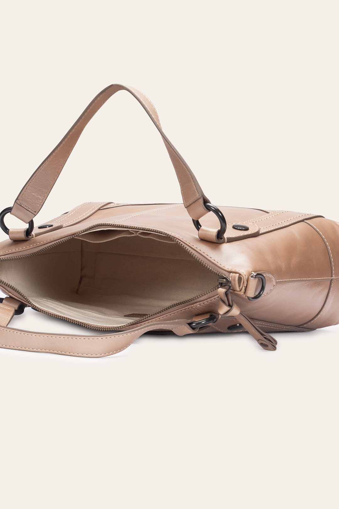 Light Bronze Melissa Medium Satchel | Frye Light Bronze