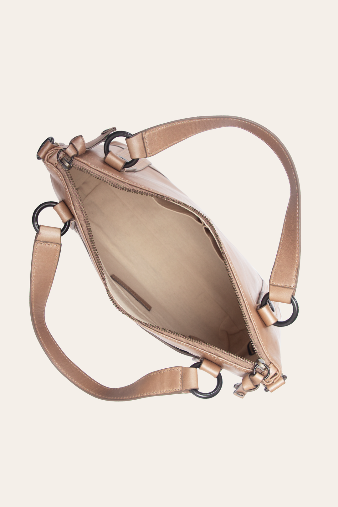 Light Bronze Melissa Medium Satchel | Frye Light Bronze