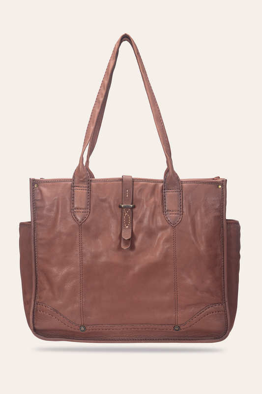 Campus Cognac Tote | Frye Cognac