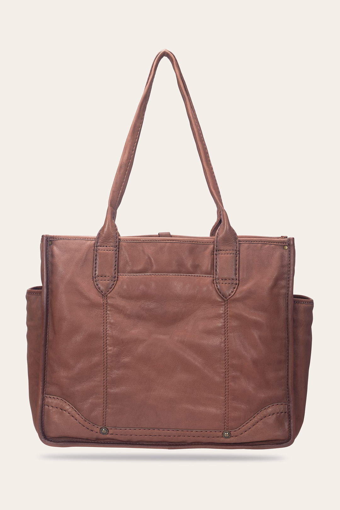 Campus Cognac Tote | Frye Cognac