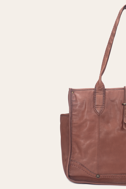 Campus Cognac Tote | Frye Cognac