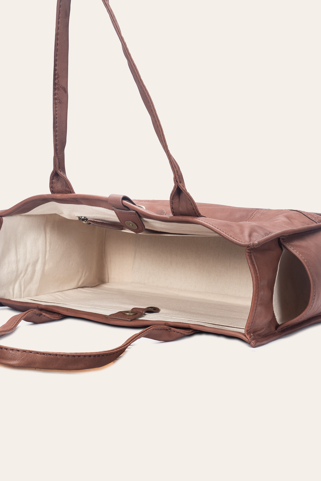 Campus Cognac Tote | Frye Cognac