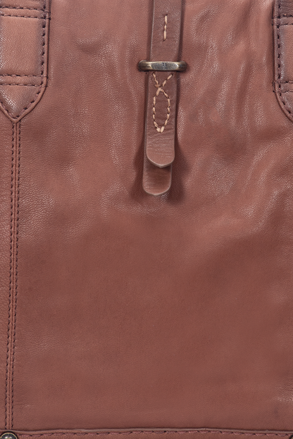 Campus Cognac Tote | Frye Cognac