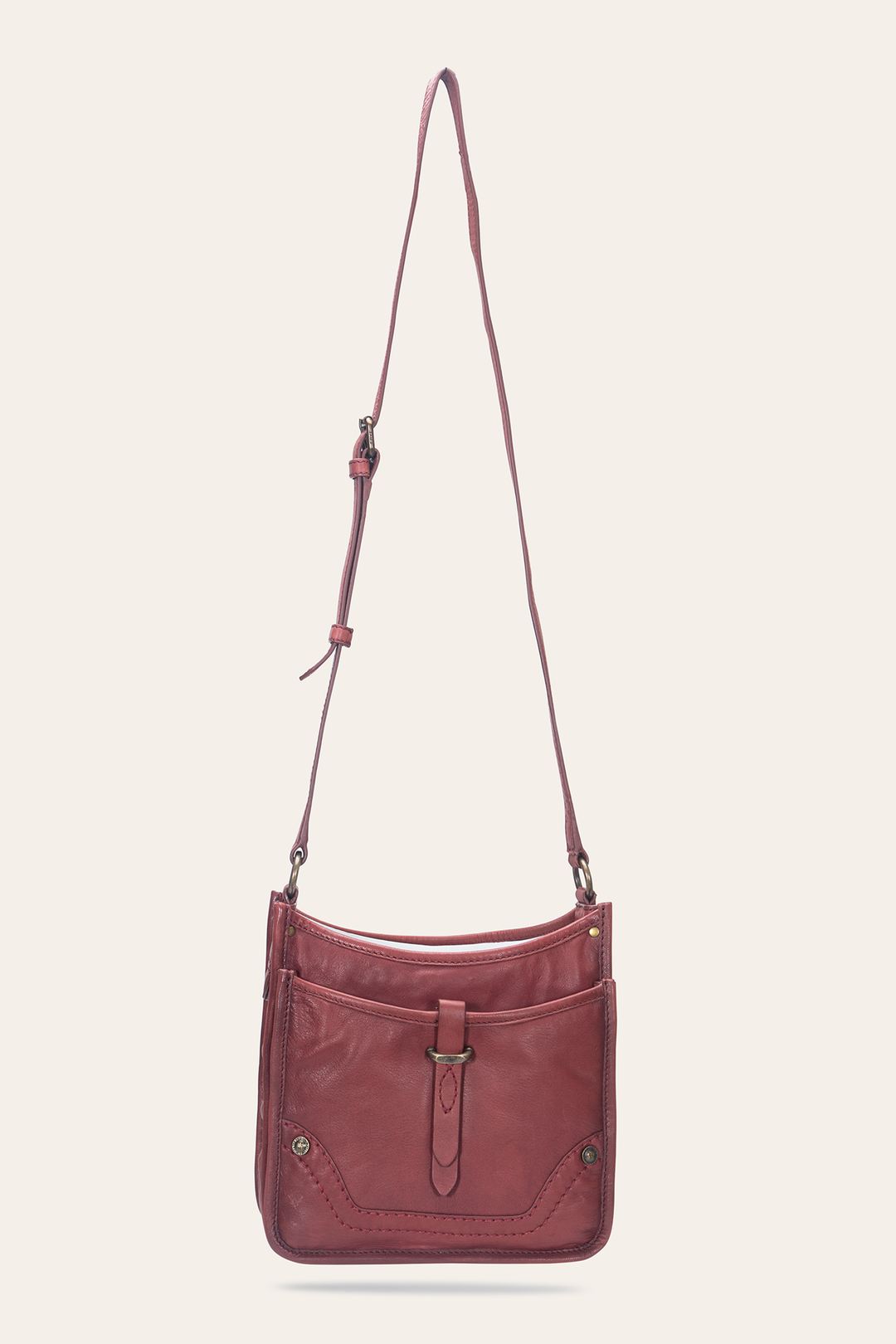 Campus Burgundy Crossbody | Frye Burgundy