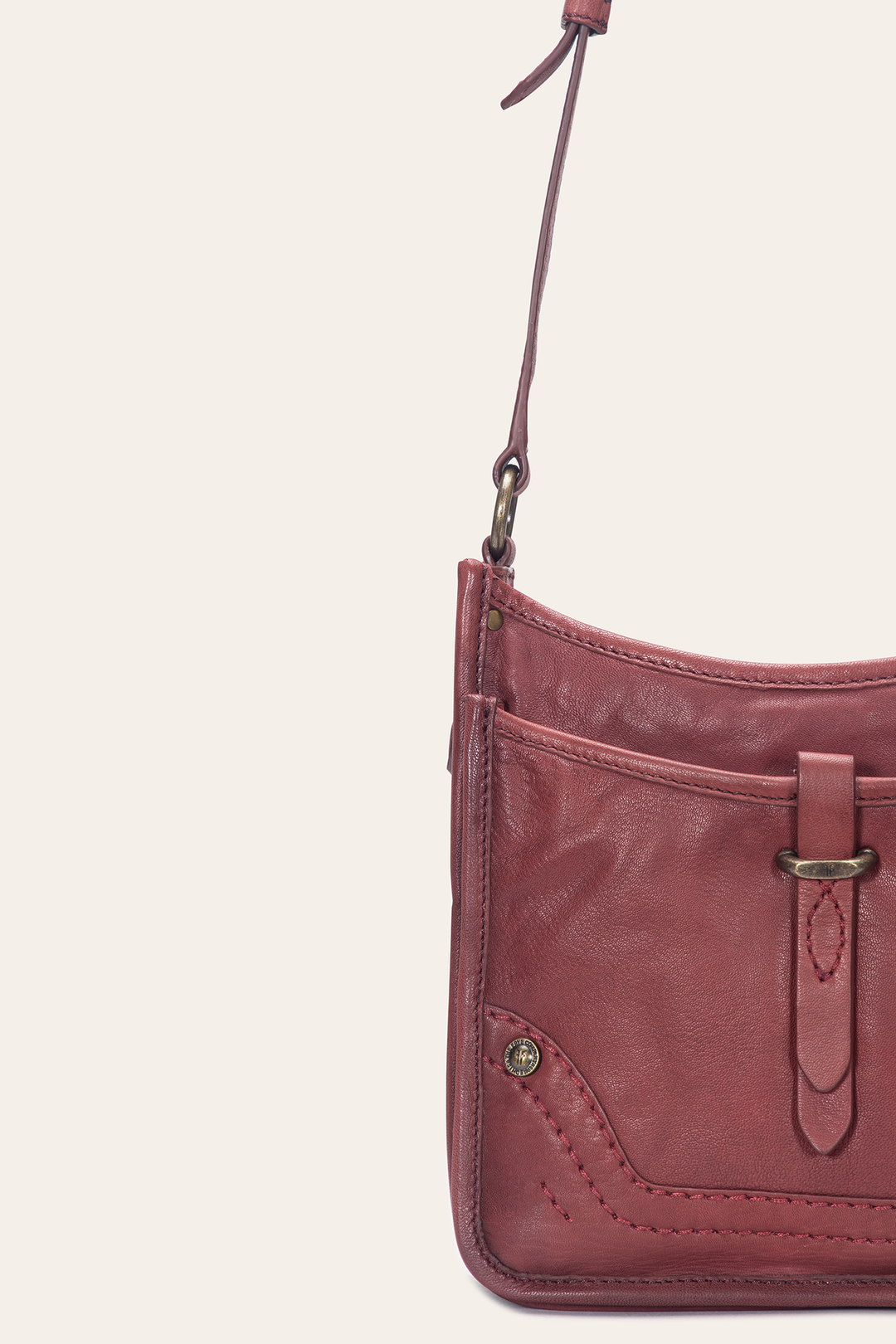 Campus Burgundy Crossbody | Frye Burgundy