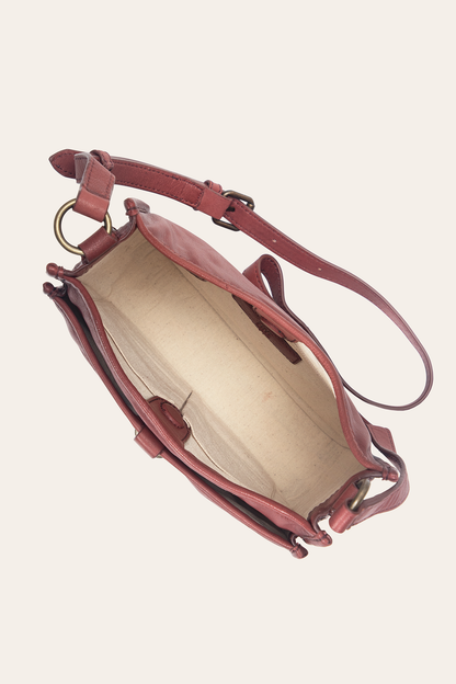 Campus Burgundy Crossbody | Frye Burgundy