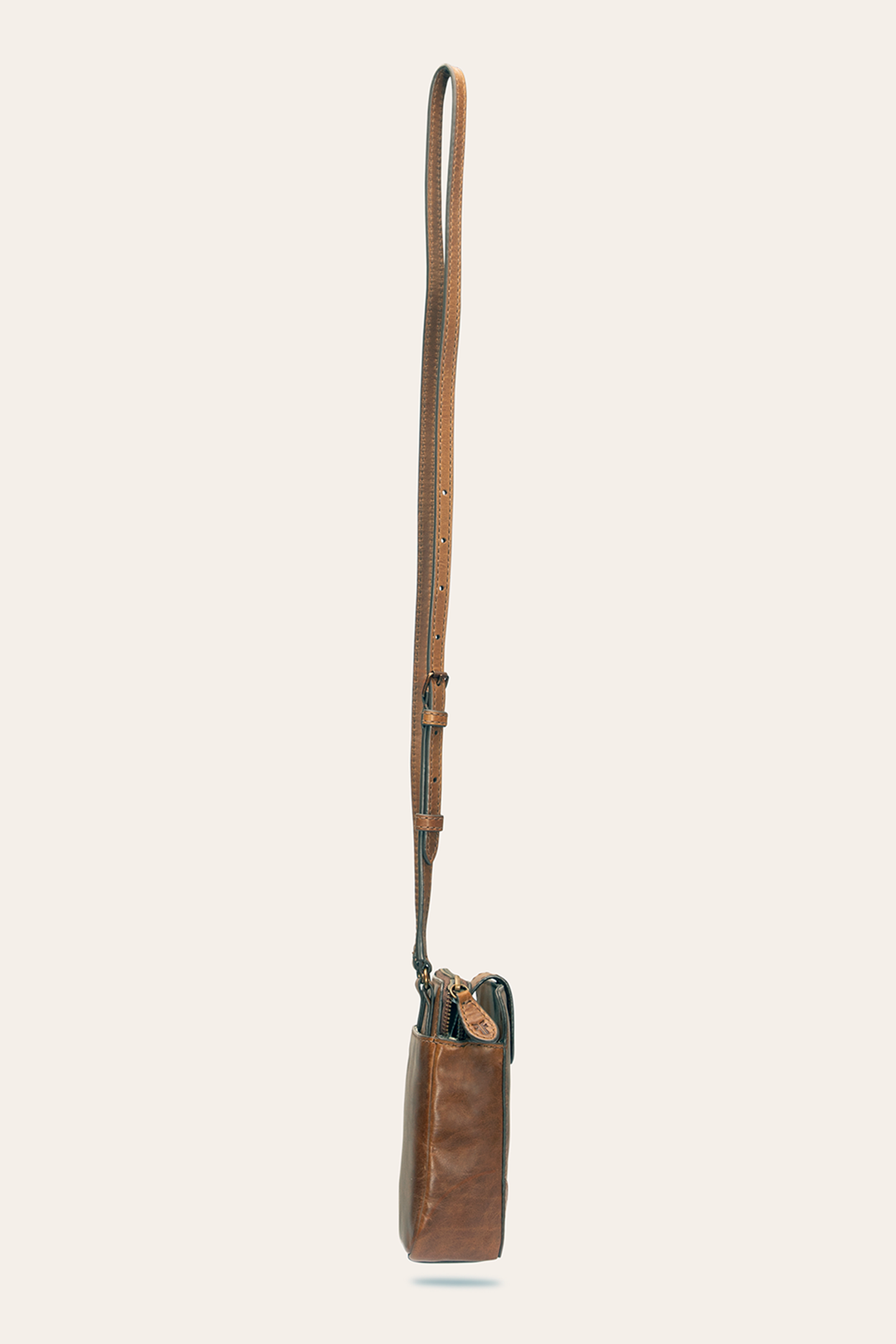 Melissa Cognac Phone Crossbody | Frye Cognac