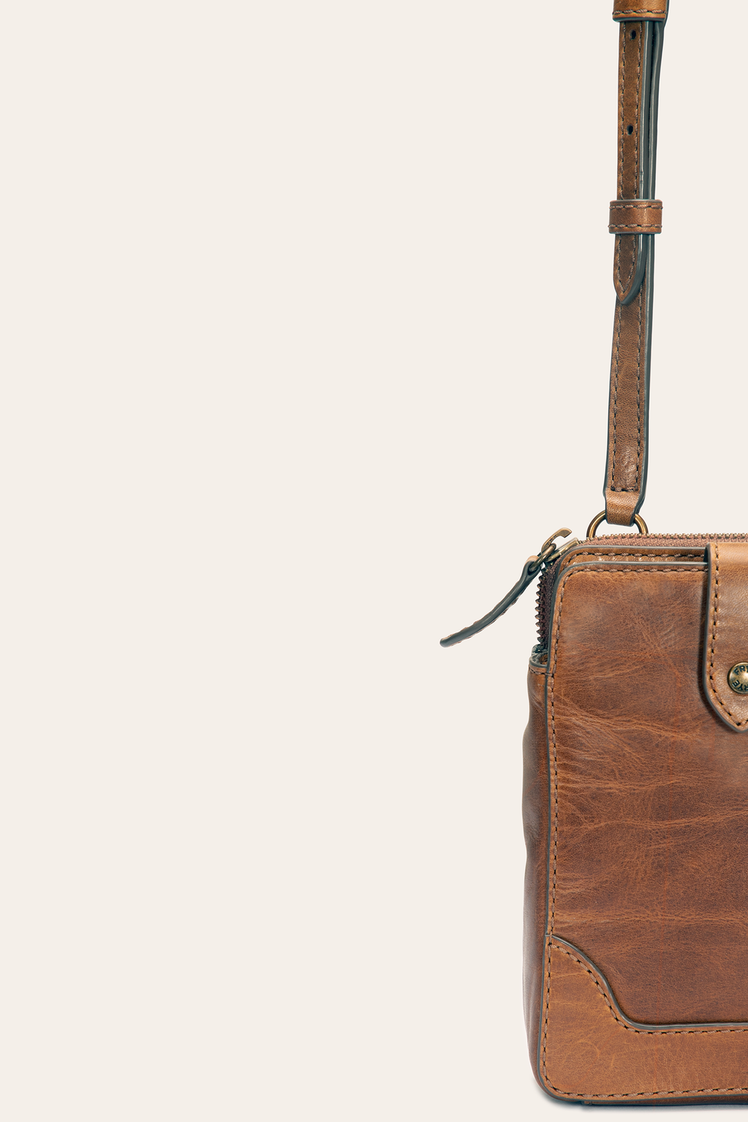 Melissa Cognac Phone Crossbody | Frye Cognac