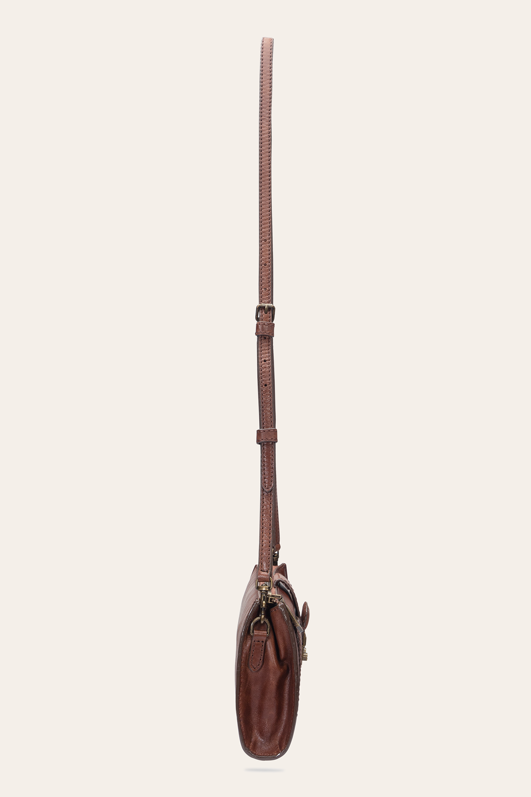 Alex Cognac Crossbody Clutch | Frye Cognac