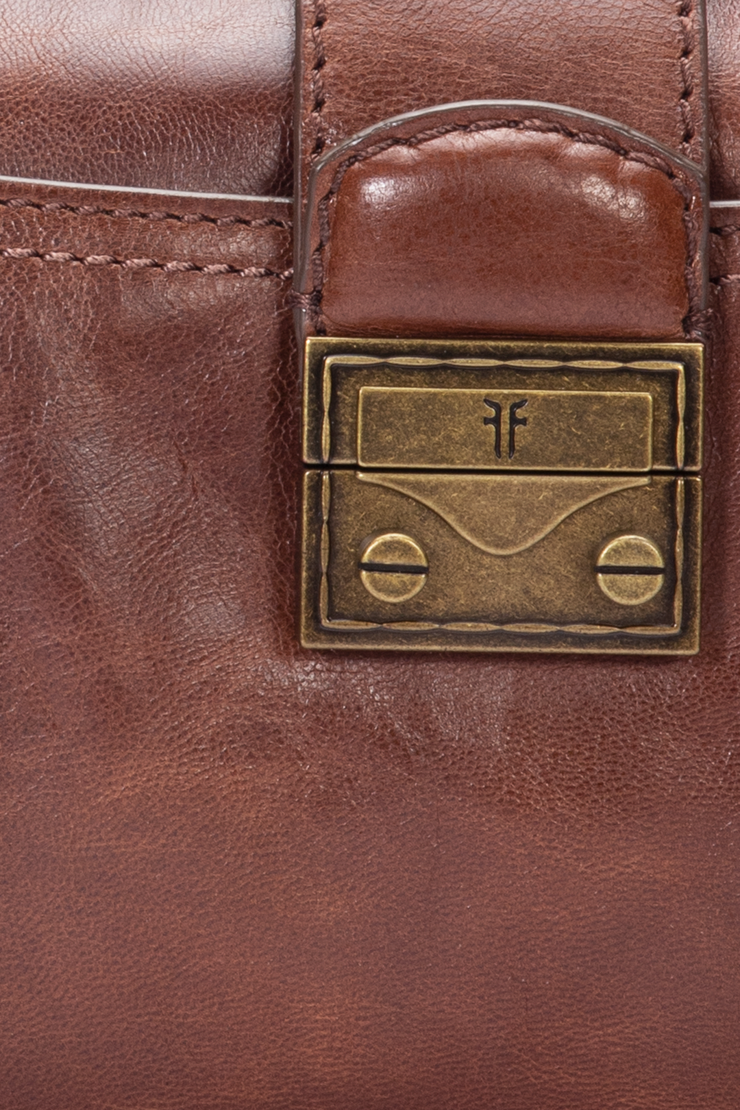 Alex Cognac Crossbody Clutch | Frye Cognac