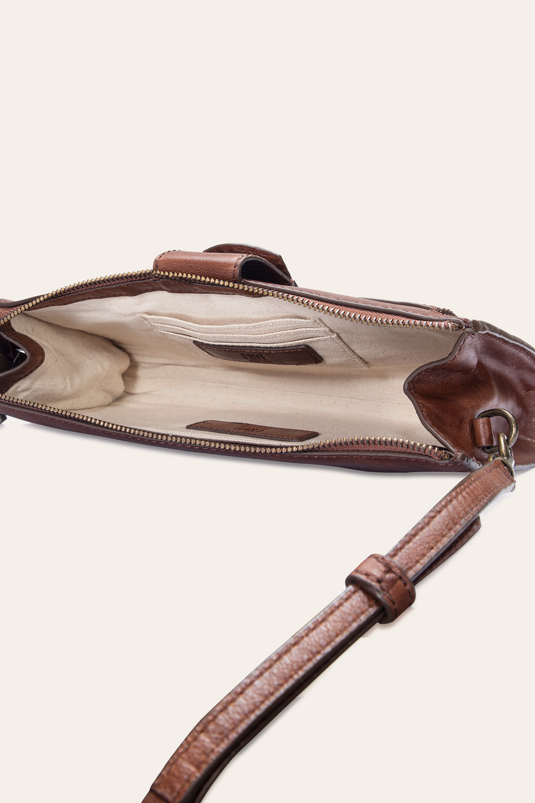 Alex Cognac Crossbody Clutch | Frye Cognac