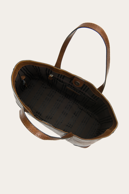 Melissa Dark Brown Shopper | Frye Dark Brown