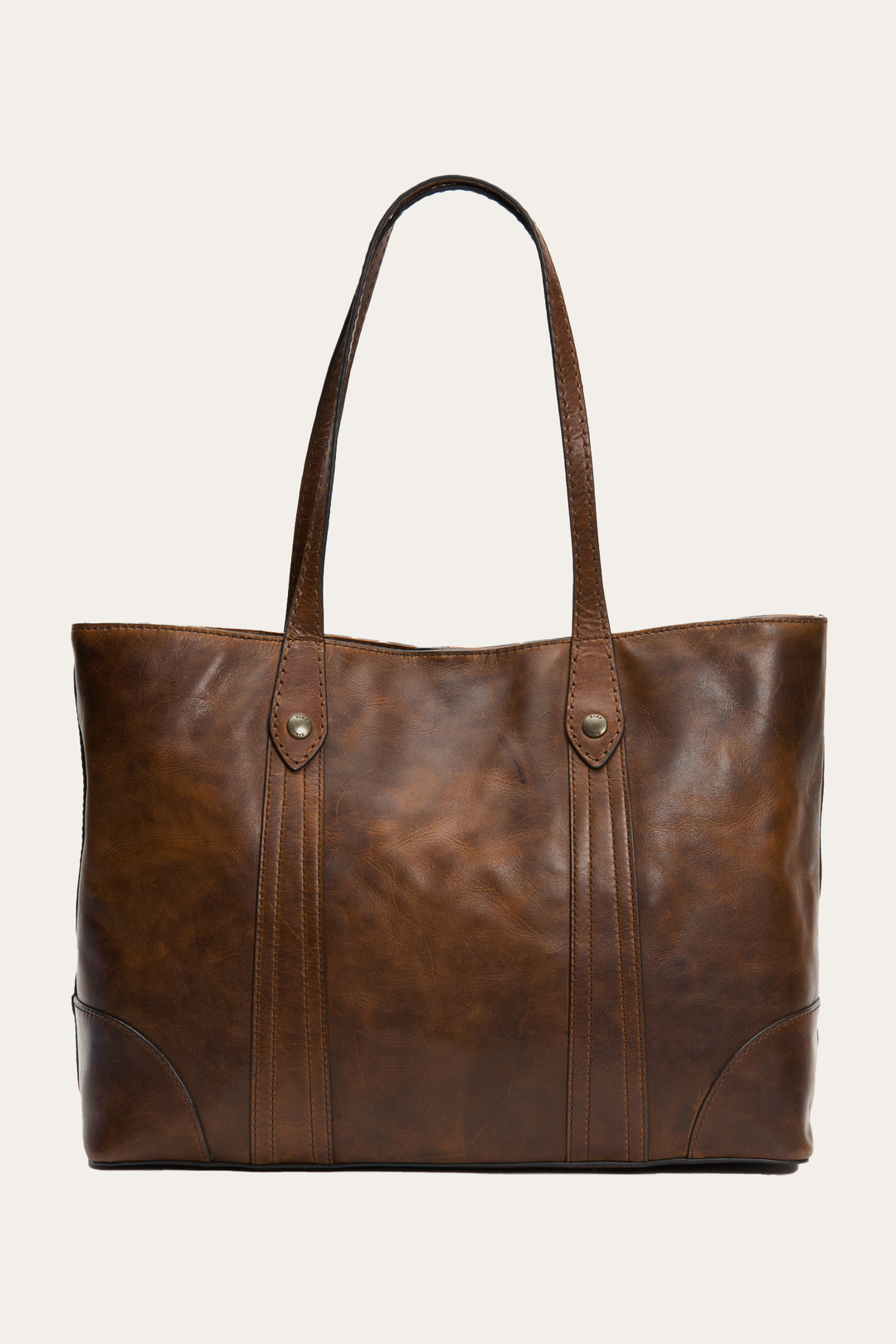 Melissa Dark Brown Shopper | Frye Dark Brown
