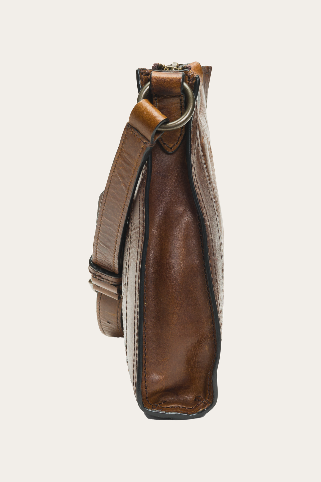 Melissa Zip Crossbody in Dark Brown | Frye Dark Brown
