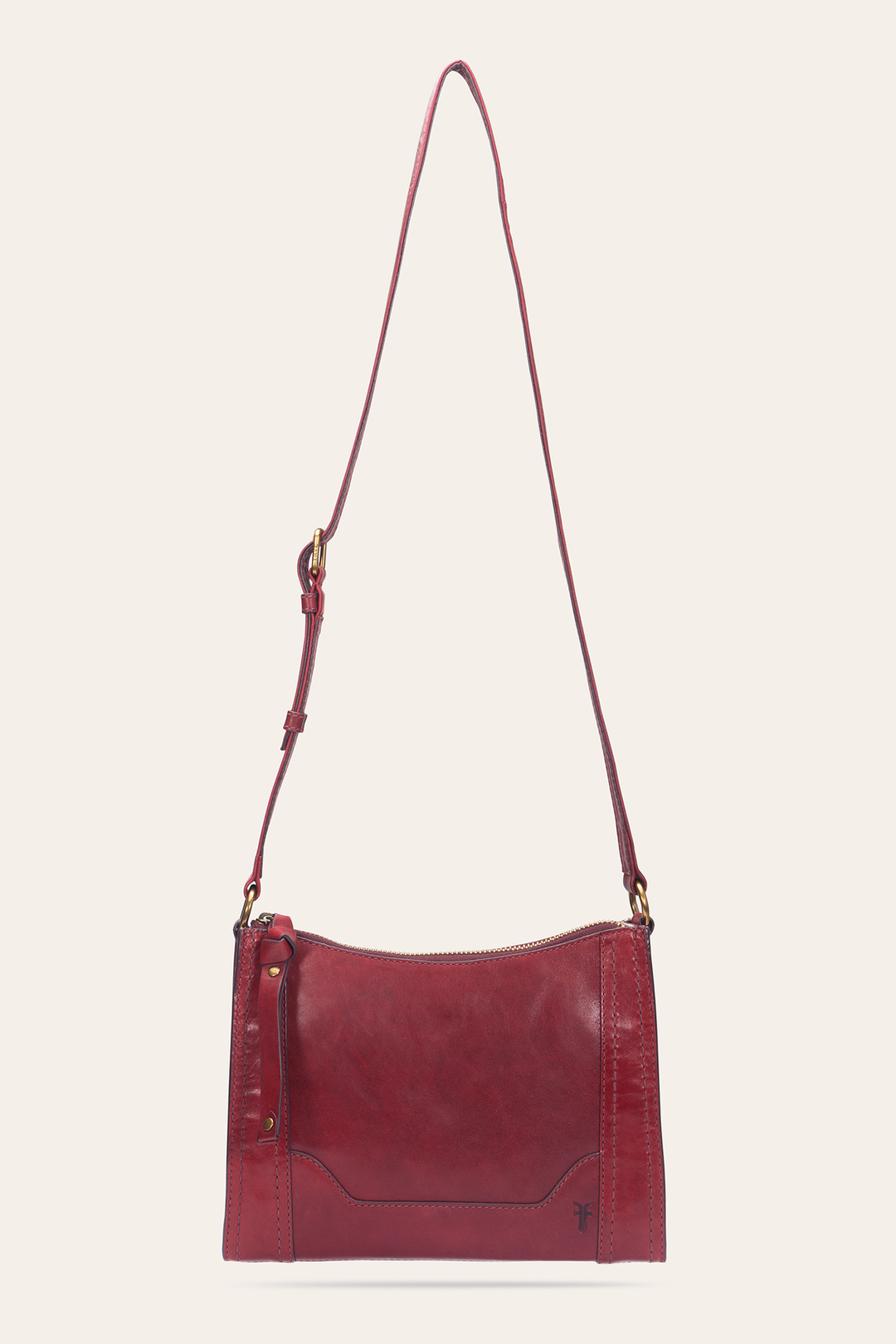 Berry Lacquer Melissa Zip Crossbody | Frye Berry Lacquer