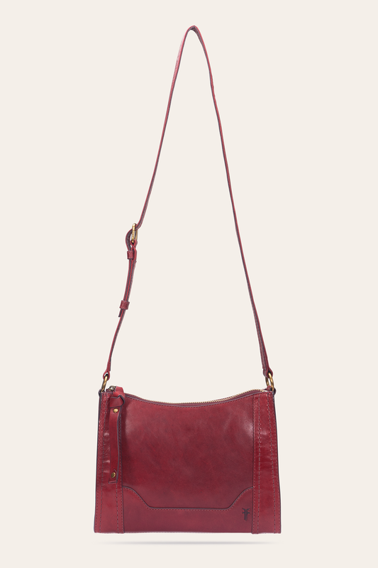 Berry Lacquer Melissa Zip Crossbody | Frye Berry Lacquer