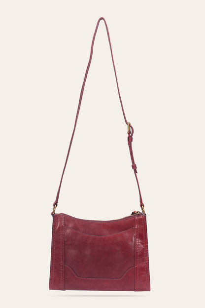 Berry Lacquer Melissa Zip Crossbody | Frye Berry Lacquer