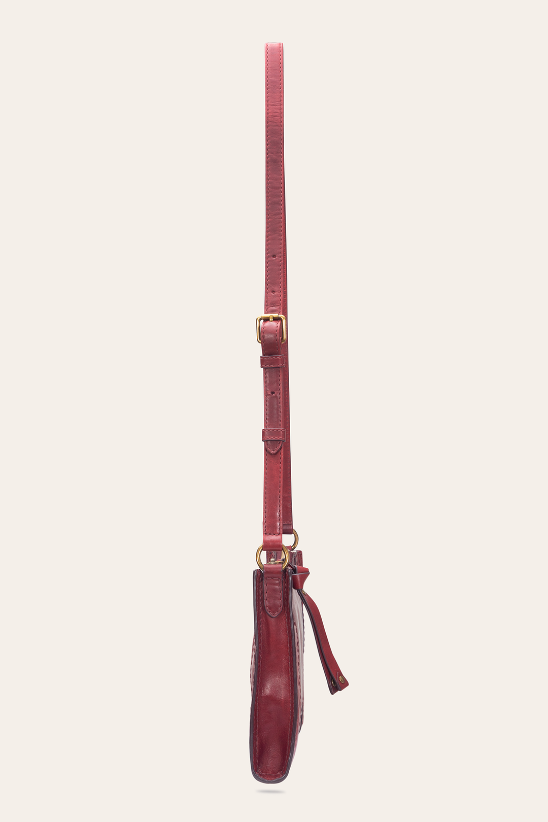 Berry Lacquer Melissa Zip Crossbody | Frye Berry Lacquer