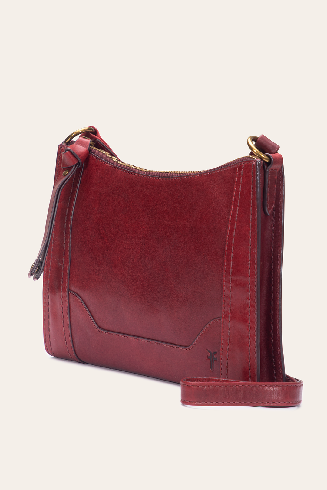 Berry Lacquer Melissa Zip Crossbody | Frye Berry Lacquer