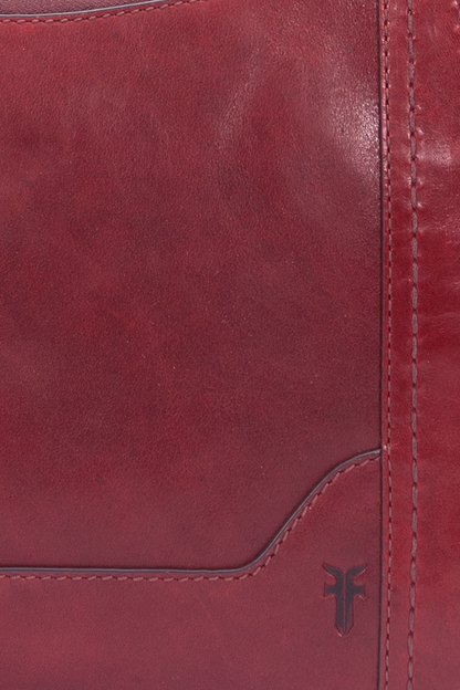 Berry Lacquer Melissa Zip Crossbody | Frye Berry Lacquer