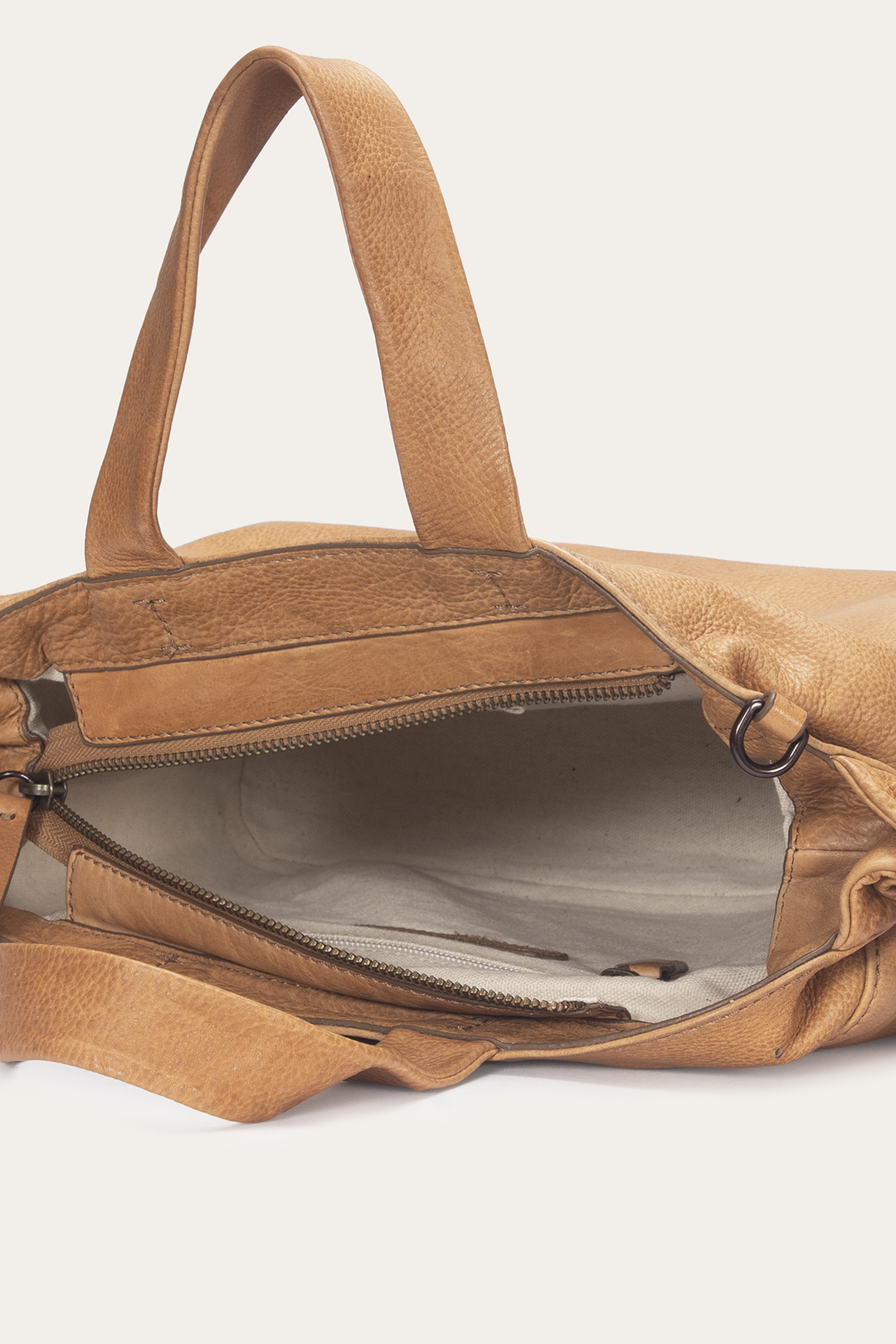 Beige Nora Knotted Satchel | Frye Beige
