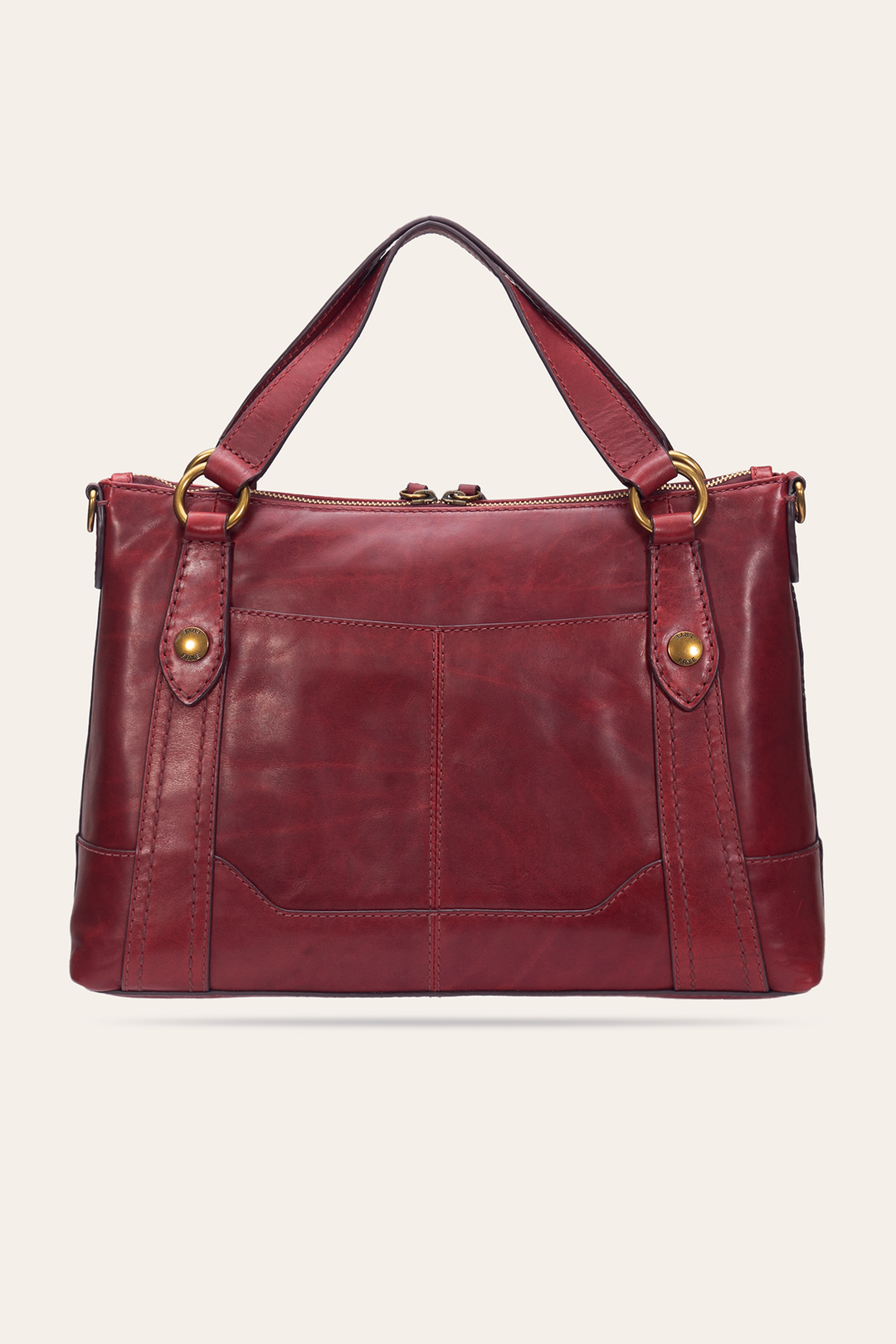 Berry Lacquer Melissa Medium Satchel | Frye Berry Lacquer