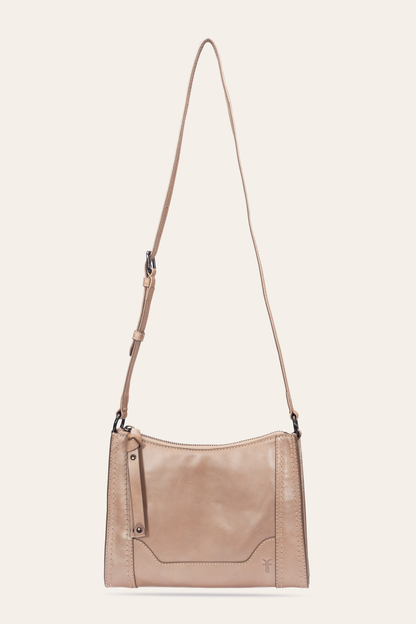 Light Bronze Melissa Zip Crossbody | Frye Light Bronze