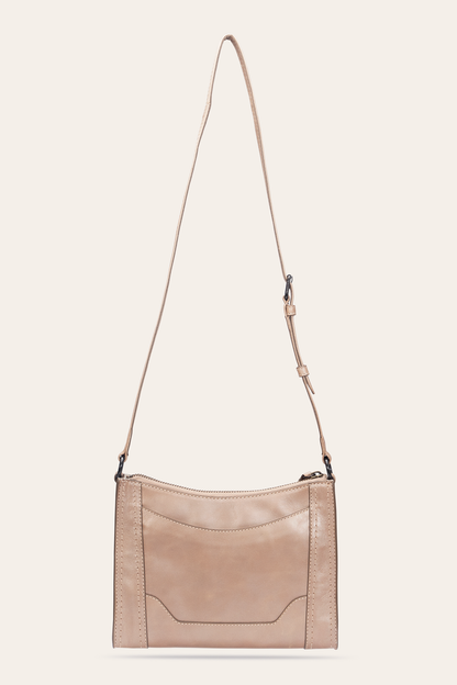 Light Bronze Melissa Zip Crossbody | Frye Light Bronze