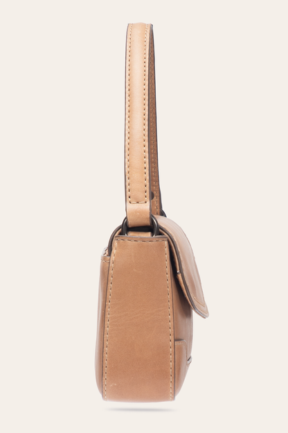 Beige Melissa Convertible Mini Flap | Frye Beige