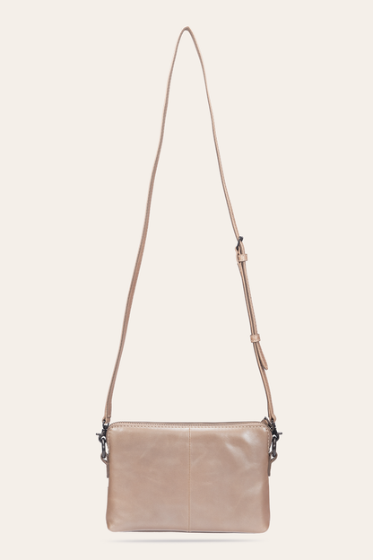 Light Bronze Melissa Crossbody Wristlet | Frye Light Bronze