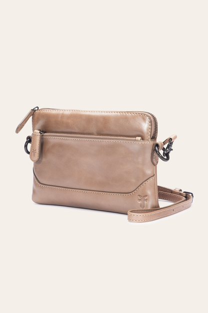 Light Bronze Melissa Crossbody Wristlet | Frye Light Bronze