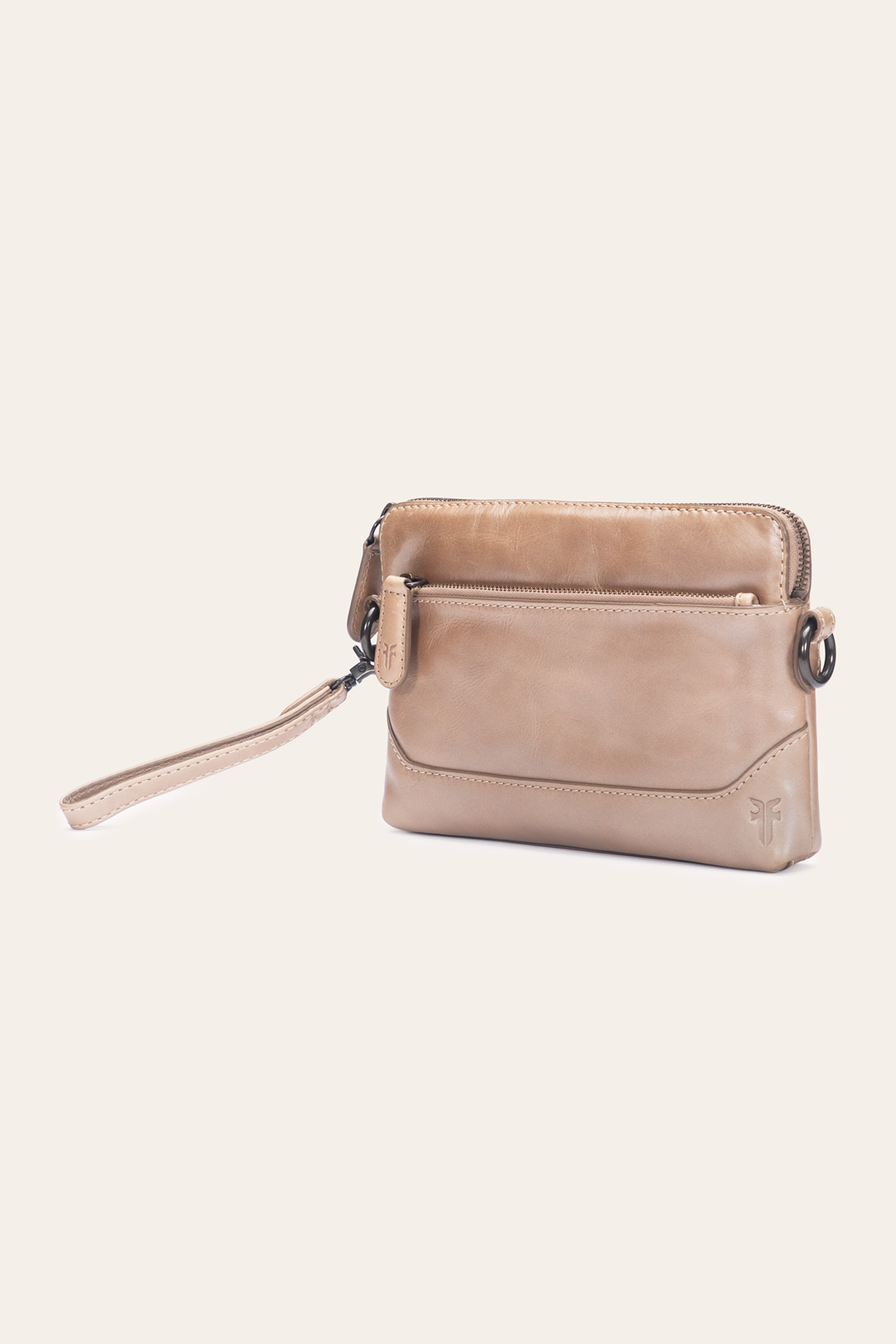 Light Bronze Melissa Crossbody Wristlet | Frye Light Bronze